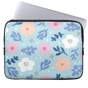 Minimalist flower laptop sleeve