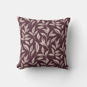 Minimalist Foliage Pattern Cushion