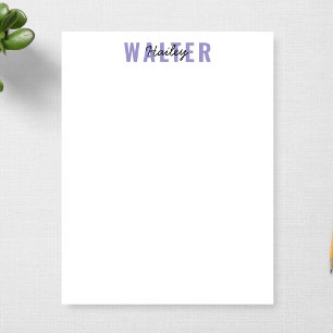 Minimalist For Office or Personal Use Personalised Notepad