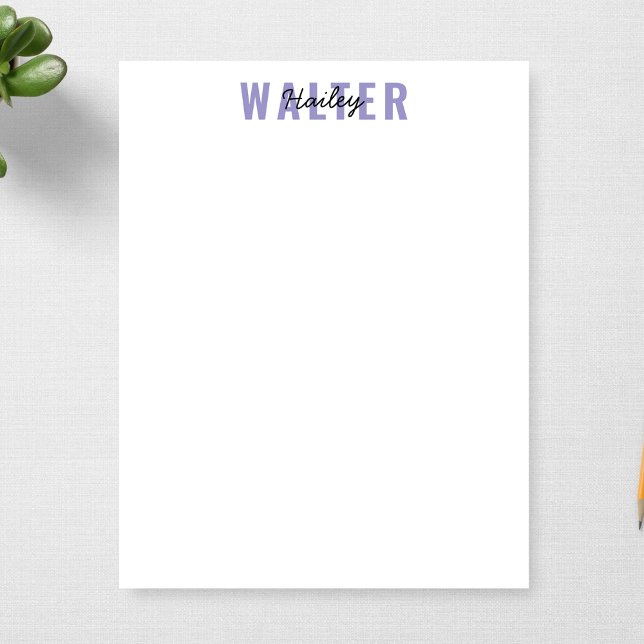 Minimalist For Office or Personal Use Personalised Notepad (Creator Uploaded)