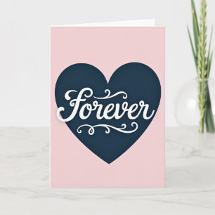 Minimalist Forever Heart Card