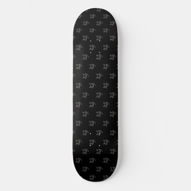 Minimalist Fox Skateboard (Front)