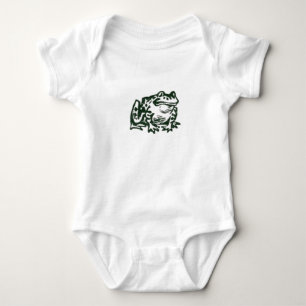 Minimalist Friendly Toad Graphic Baby Bodysuit