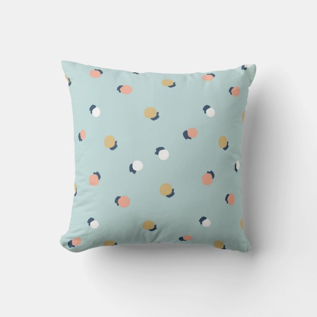 Minimalist Fruit Dots Cushion (Front)