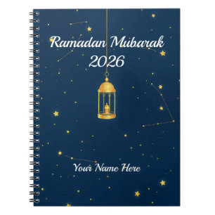 Minimalist Galaxy Lantern Notebook