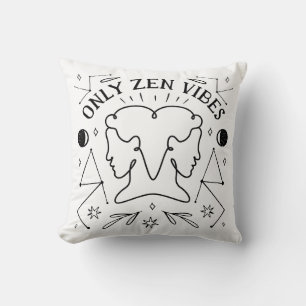 Minimalist Gemini Zodiac Cushion