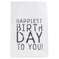 Minimalist Gender Neutral Happiest Birthday To You