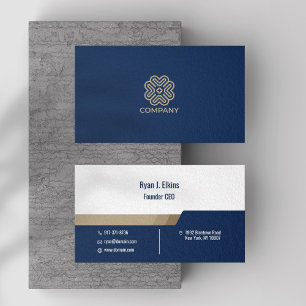 Minimalist General Manager, CEO & Founder Business Card