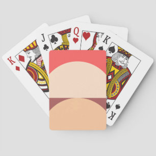 Minimalist Geometric Abstract Art Playing Cards