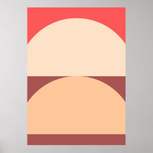 Minimalist Geometric Abstract Art Poster