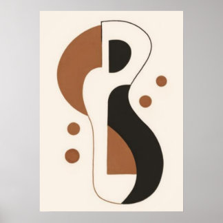 Minimalist Geometric Abstract Wall Art | Scandinav