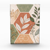 Minimalist Geometric & Botanical Photo Block