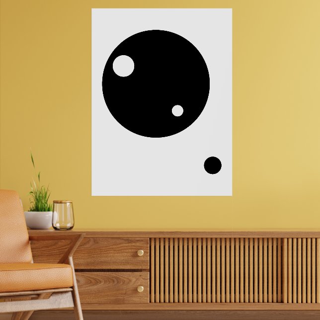 Minimalist Geometric Circles Art | Modern Abstract Poster (Living Room 2)