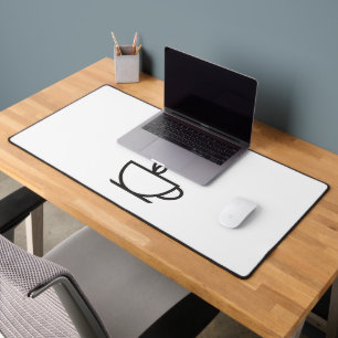 Minimalist Geometric Coffee Steam Desk Mat Moder