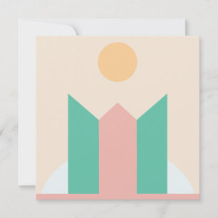 Minimalist Geometric Invitation