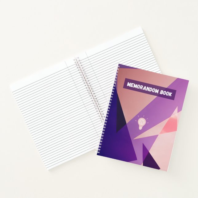 Minimalist geometric notebook (Inside)