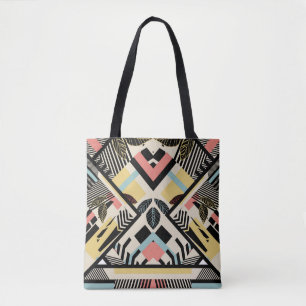 Minimalist Geometric: Pattern Design Tote Bag