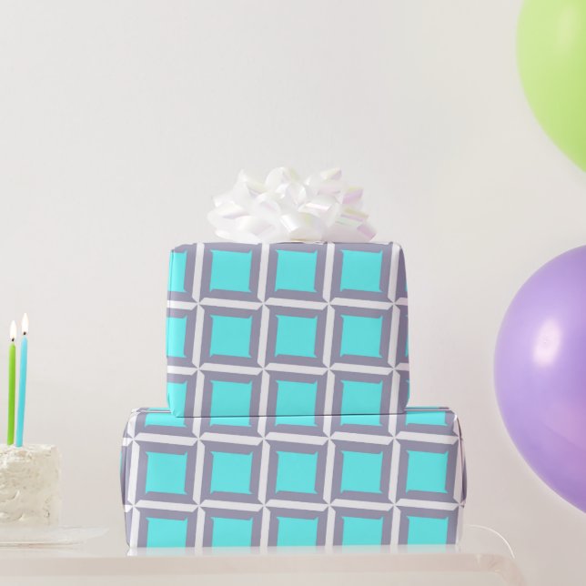 Minimalist Geometric Pattern Wrapping Paper (Party Gifts)