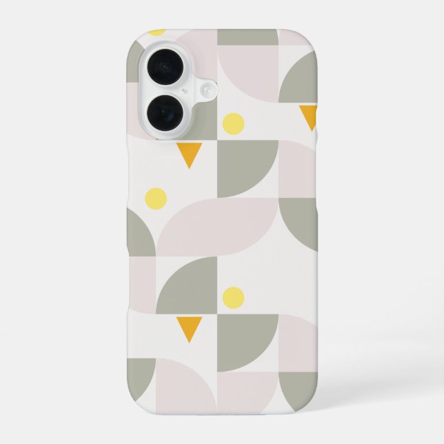 Minimalist Geometric Phone Case (Back)