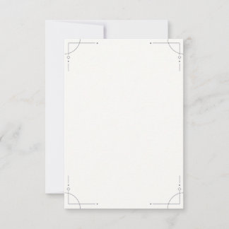 Minimalist Geometric RSVP Card