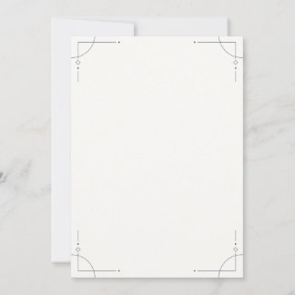 Minimalist Geometric Save the Date