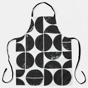 Minimalist geometric: Scandinavian semicircles. Apron