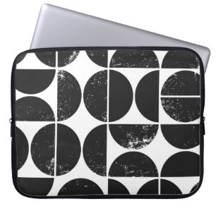 Minimalist geometric: Scandinavian semicircles. Laptop Sleeve