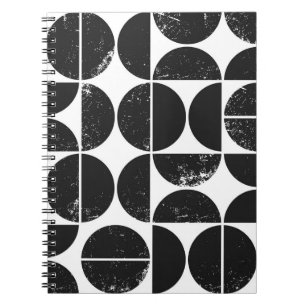 Minimalist geometric: Scandinavian semicircles. Notebook