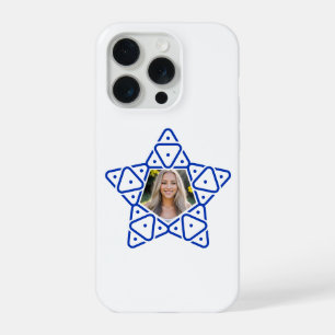 Minimalist Geometric Star of David Art Photo iPhone 15 Pro Case