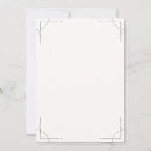 Minimalist Geometric Wedding Invitation