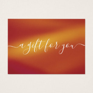 Minimalist Gift Certificate for Small Business