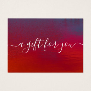 Minimalist Gift Certificate for Small Business