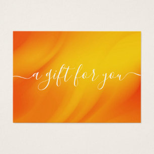 Minimalist Gift Certificate for Small Business