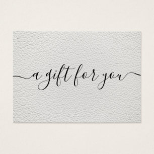Minimalist Gift Certificate for Small Business