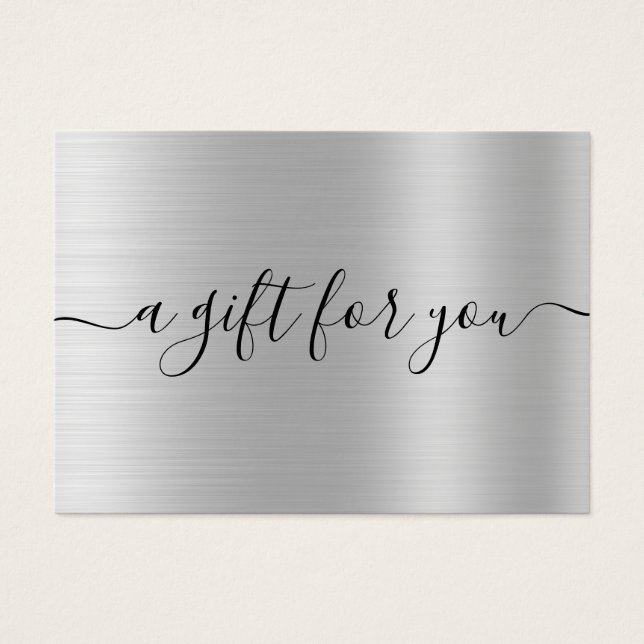 Minimalist Gift Certificate for Small Business (Front)