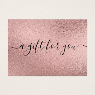 Minimalist Gift Certificate for Small Business