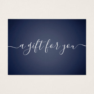 Minimalist Gift Certificate for Small Business