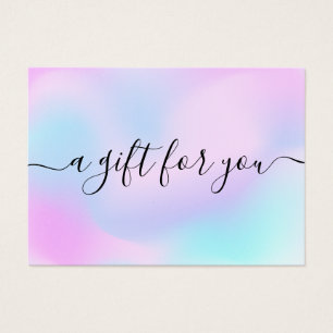 Minimalist Gift Certificate for Small Business