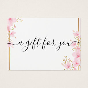 Minimalist Gift Certificate for Small Business