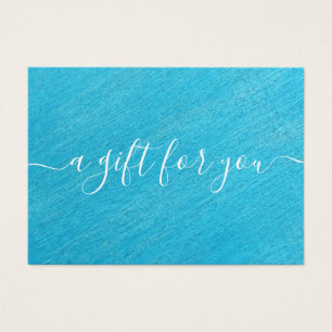 Minimalist Gift Certificate for Small Business