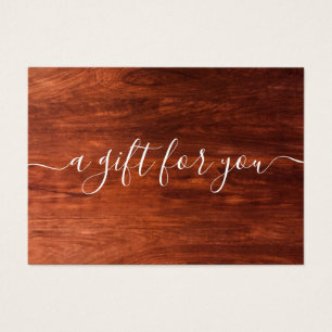 Minimalist Gift Certificate for Small Business
