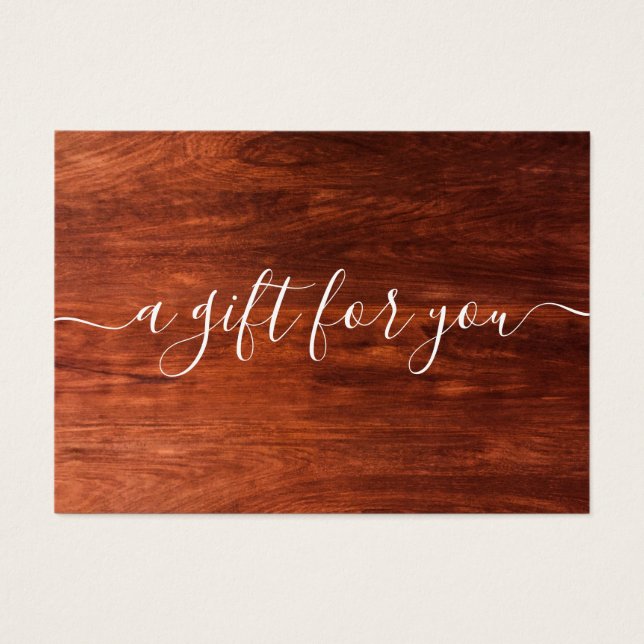 Minimalist Gift Certificate for Small Business (Front)