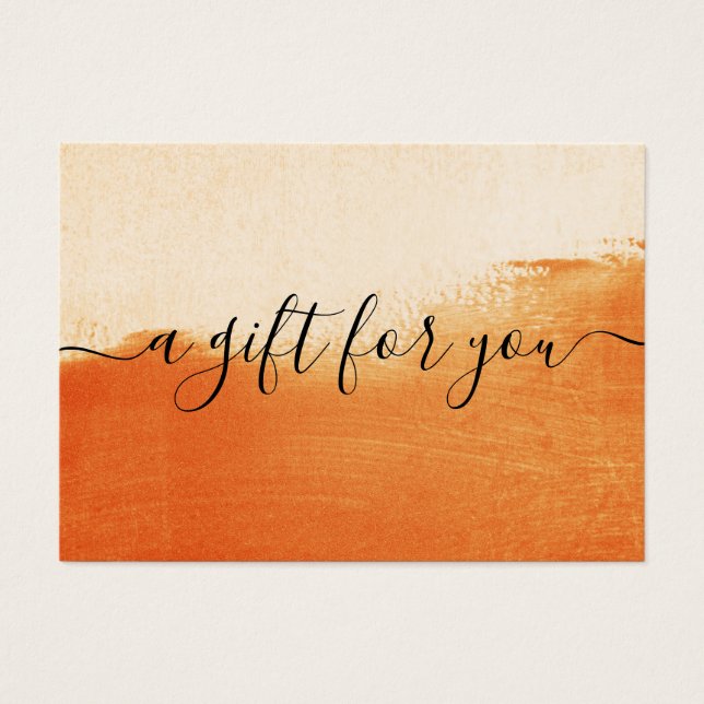 Minimalist Gift Certificate for Small Business (Front)