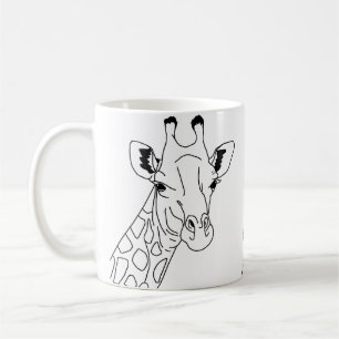 Minimalist Giraffe Coffee Mug