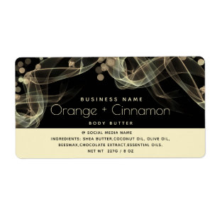 Minimalist gold bokeh elegant modern Body butter  