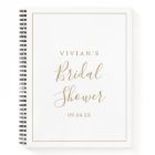 Minimalist Gold Bridal Shower Gift List