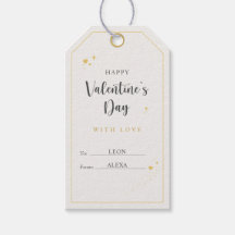 Minimalist Gold Heart Sparkles Valentine’s Day