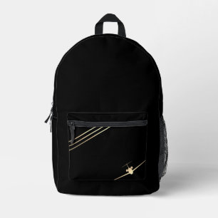 Minimalist Gold Jet Backpack