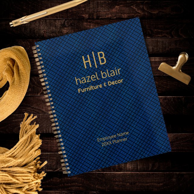 Minimalist Gold Monogram | Custom Business Logo Planner (Creator Uploaded)