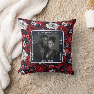Minimalist Golden Anniversary Throw Pillow